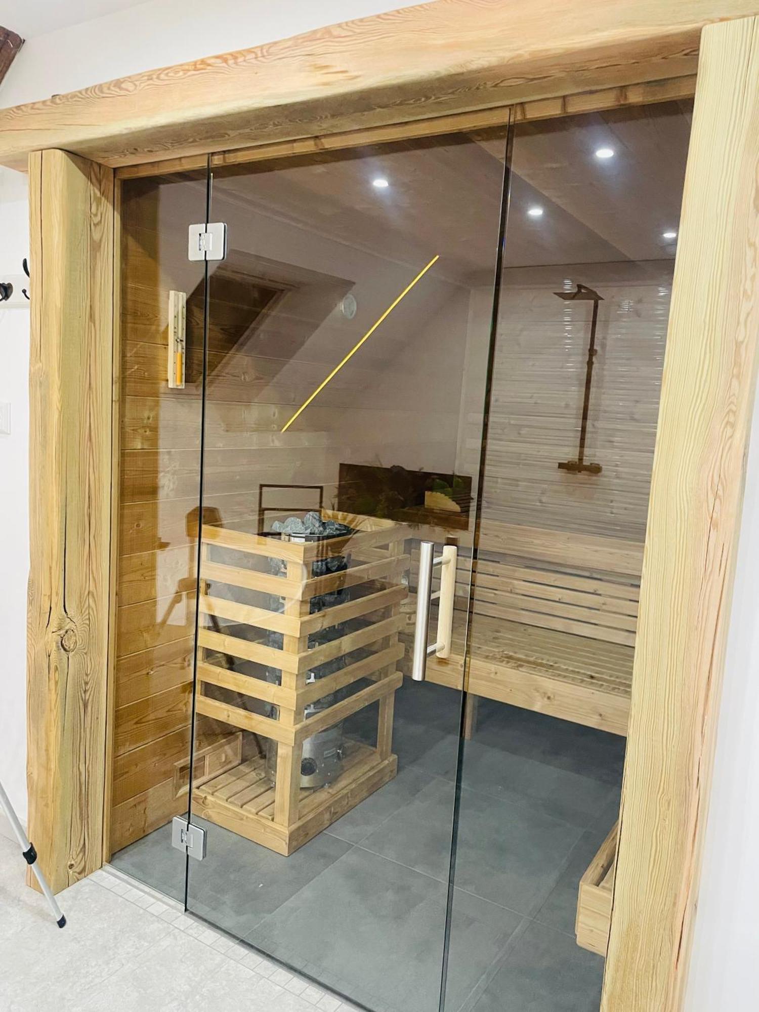 Maison Gite Chez Nounou Sauna Jacuzzi Jardin Arbore Etting Buitenkant foto