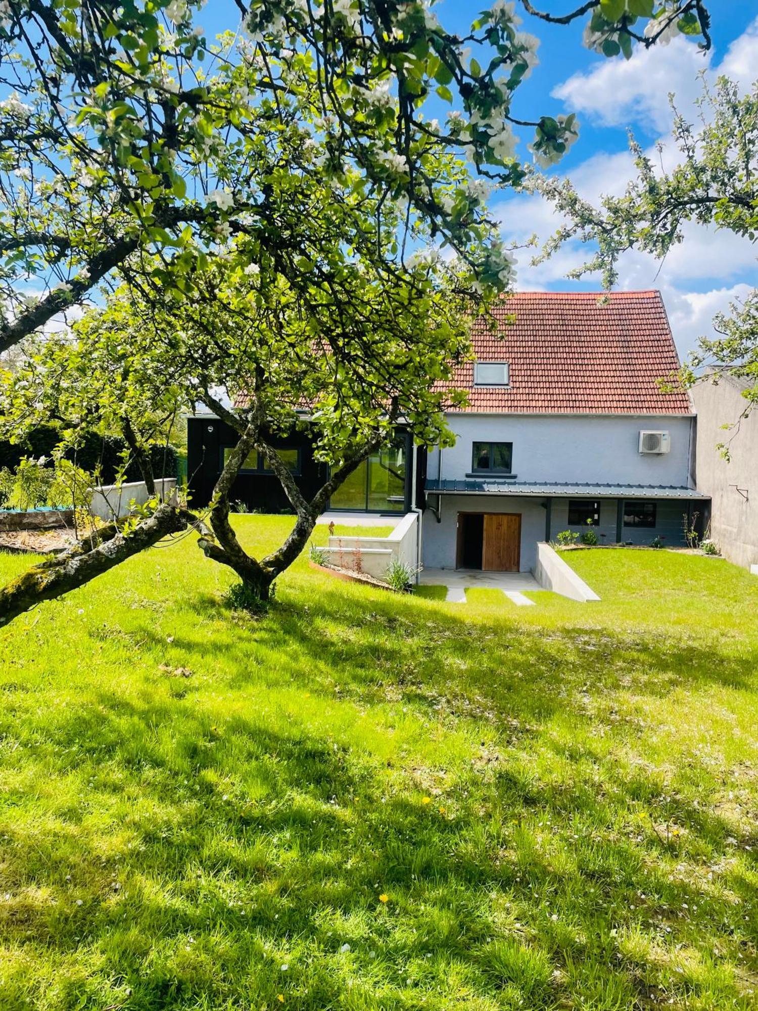 Maison Gite Chez Nounou Sauna Jacuzzi Jardin Arbore Etting Buitenkant foto