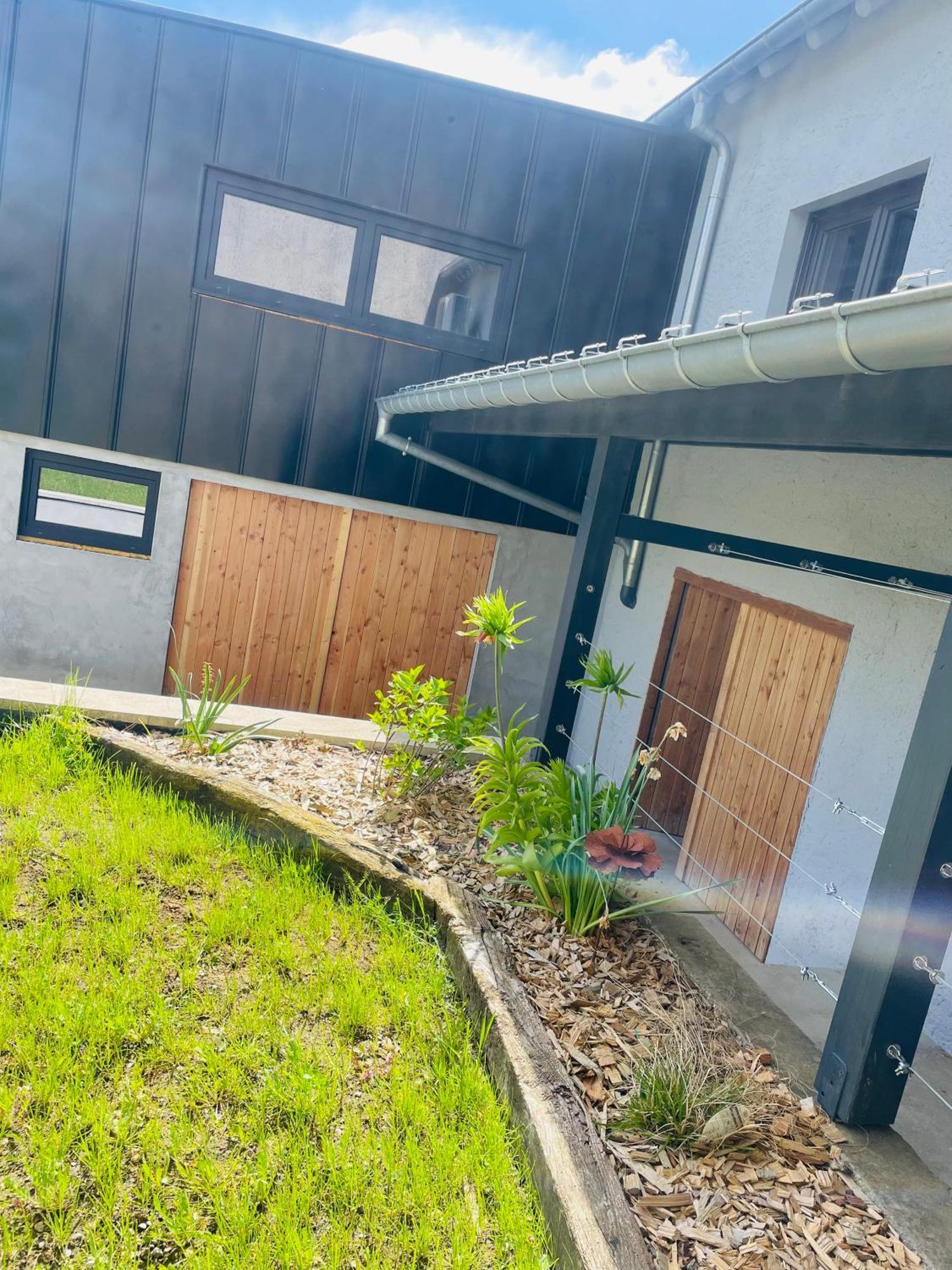 Maison Gite Chez Nounou Sauna Jacuzzi Jardin Arbore Etting Buitenkant foto